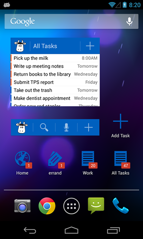 Widgets
