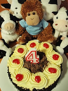 Bob celebrates our 4th birthday