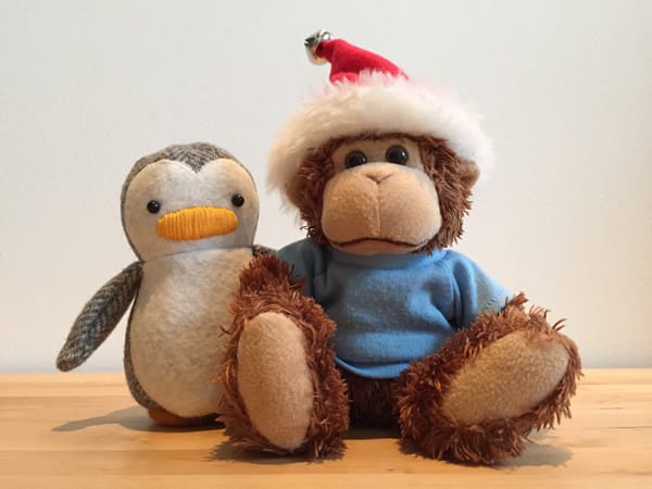 Bob T. Monkey and friend
