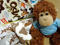 Bob remembers to indulge in appropriately-themed icecream