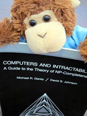 Bob T. Monkey keeps up with his reading