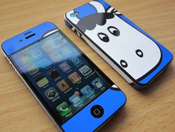 iPhone 4 with Gelaskins