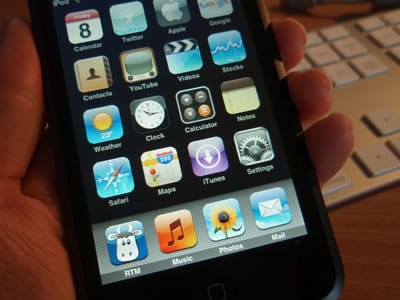 RTM cow on iPod touch