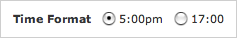 Time Format