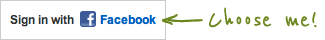 Sign in with Facebook