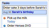 Add task with event