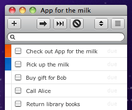App for the milk