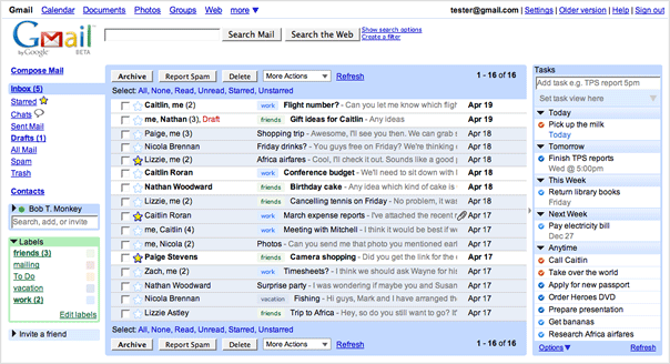 Remember The Milk for Gmail