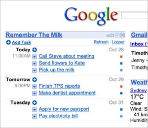 Google Personalized Homepage