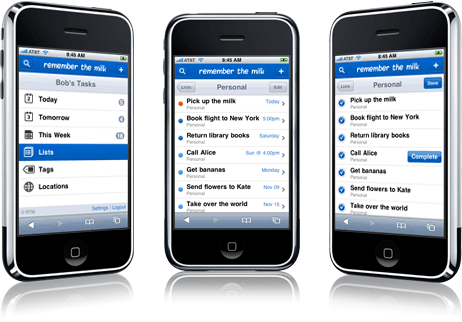 Remember The Milk for iPhone and iPod touch