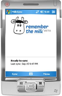 MilkSync for Windows Mobile