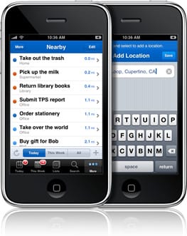 iPhone app screenshot