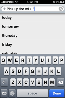 Smart Add auto-complete