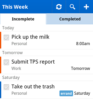 This Week screenshot