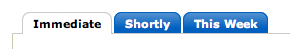 Smart List tabs