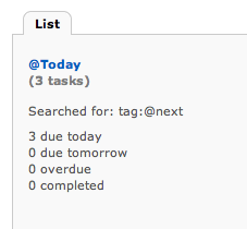 Tasks for daily meeting