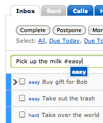 Easy and hard tasks