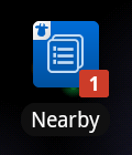 'Nearby' Smart List Badge