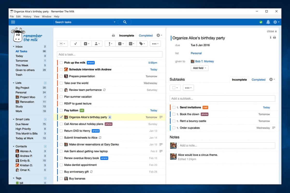 Desktop apps