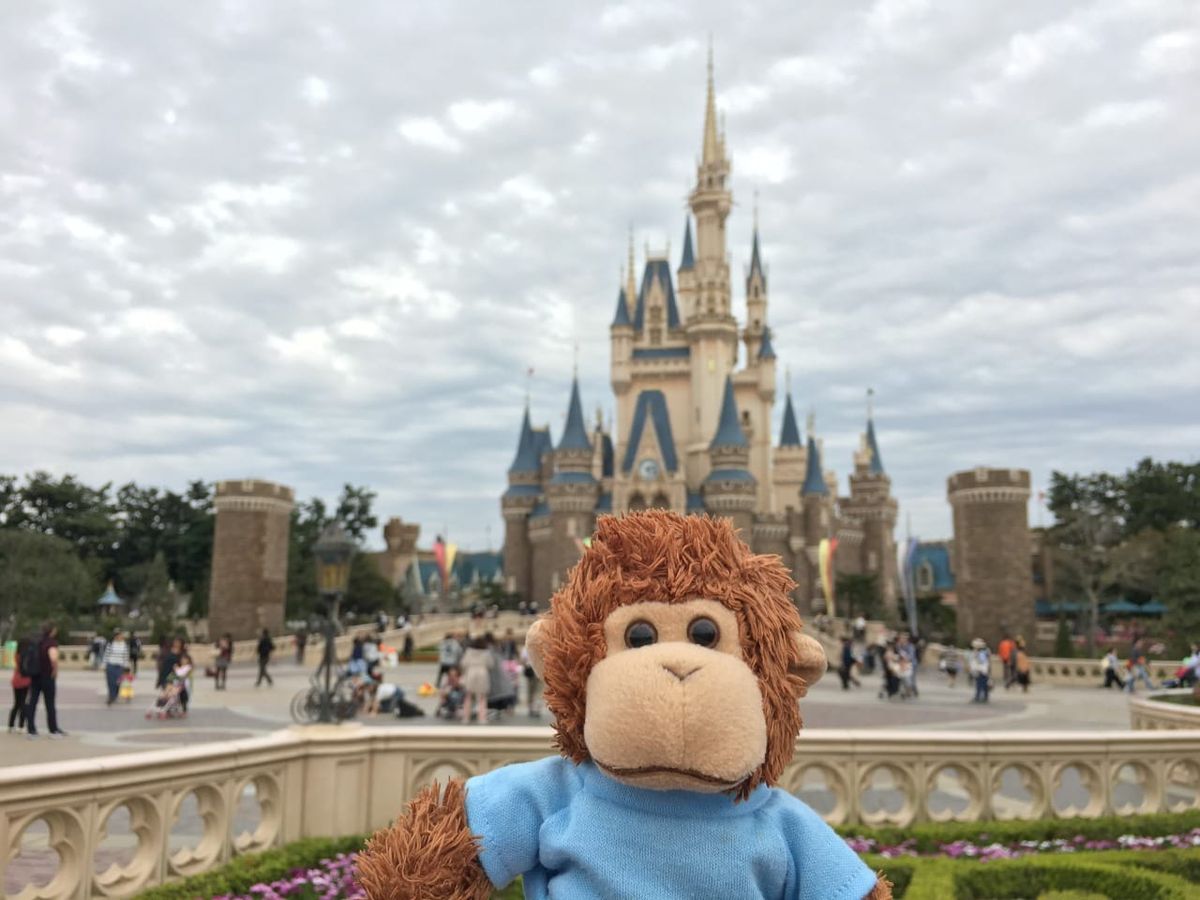 Bob T. Monkey on vacation at Disneyland