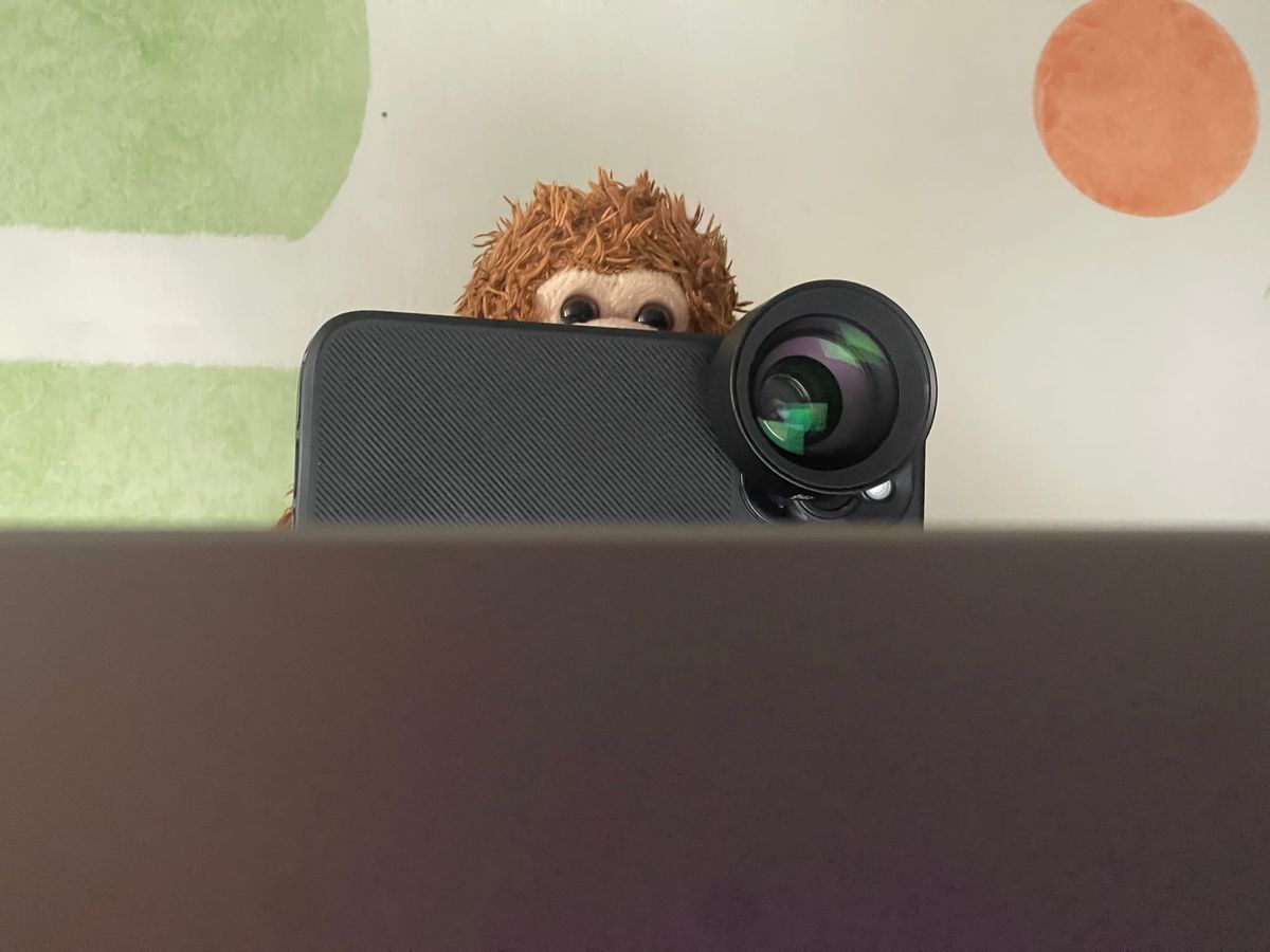 Bob recording a video of his computer screen.