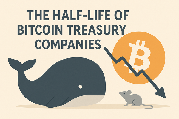 The Half-Life of Bitcoin Treasury Companies