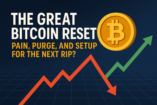 The Great Bitcoin Reset: Pain, Purge, and Setup for the Next Rip?