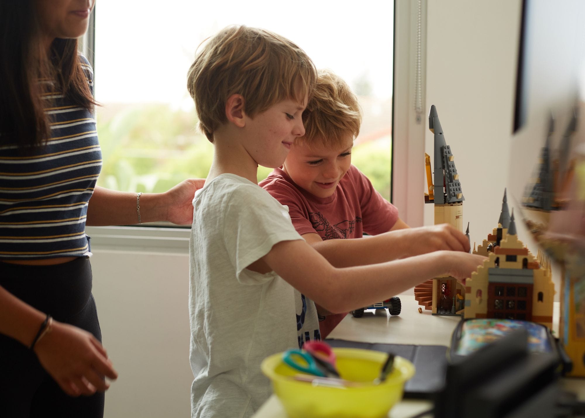 Juggle Street nanny looking after two young children