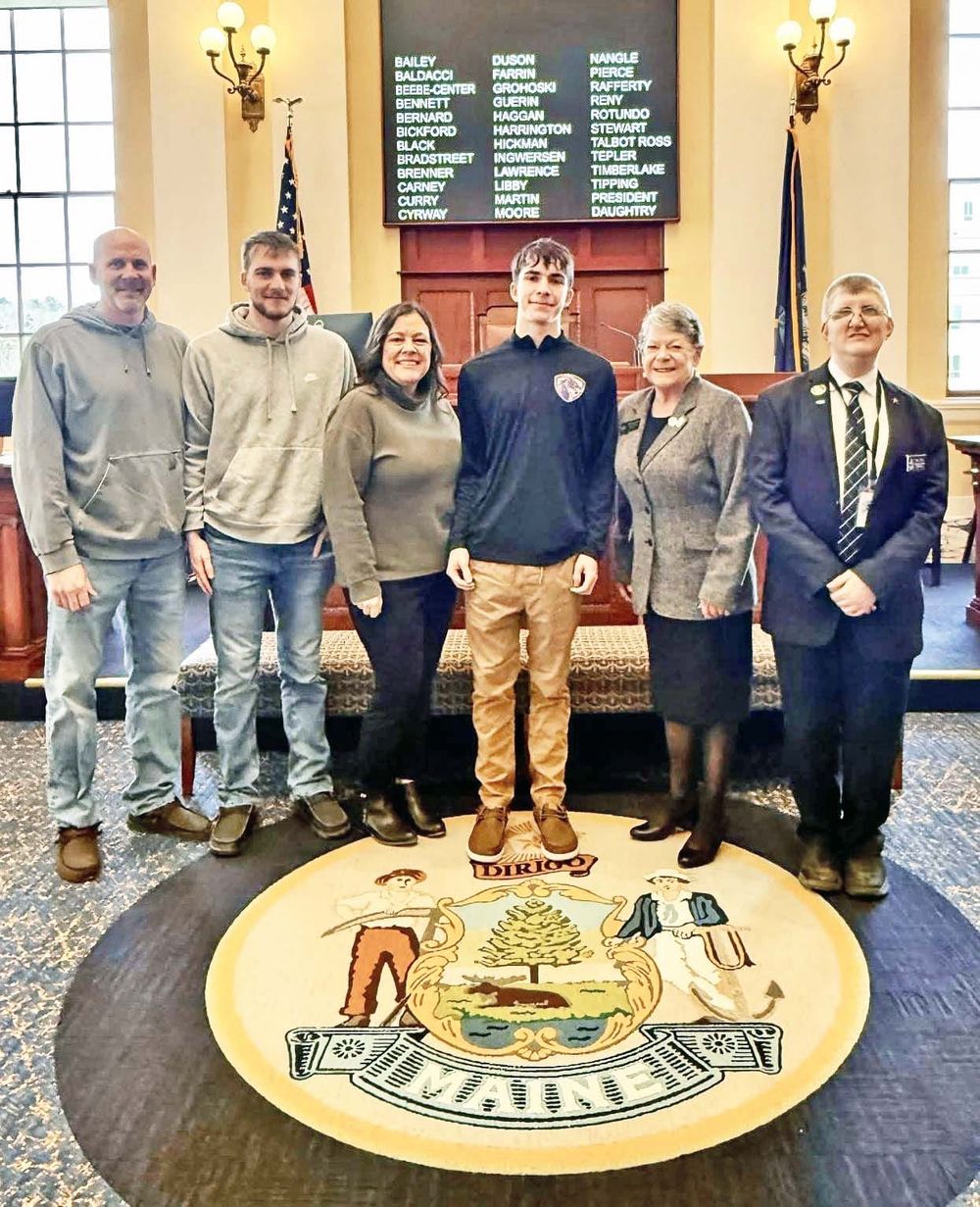 Woodland Basketball Star Honored  at State House