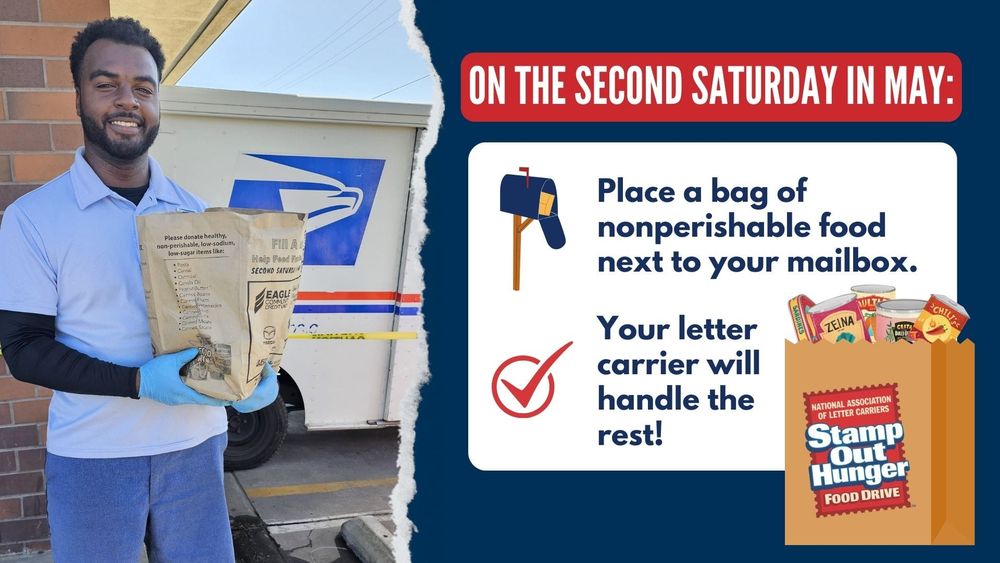 Stamp Out Hunger Food Drive Returns May 9