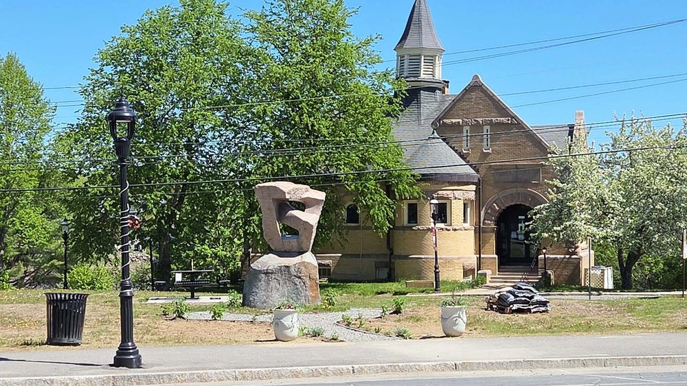 Downtown Calais Sculpture Site Transformed with New Plantings and Access Path