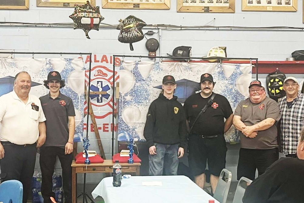 Calais Fire-EMS Honors Graduating  Student Crew Members