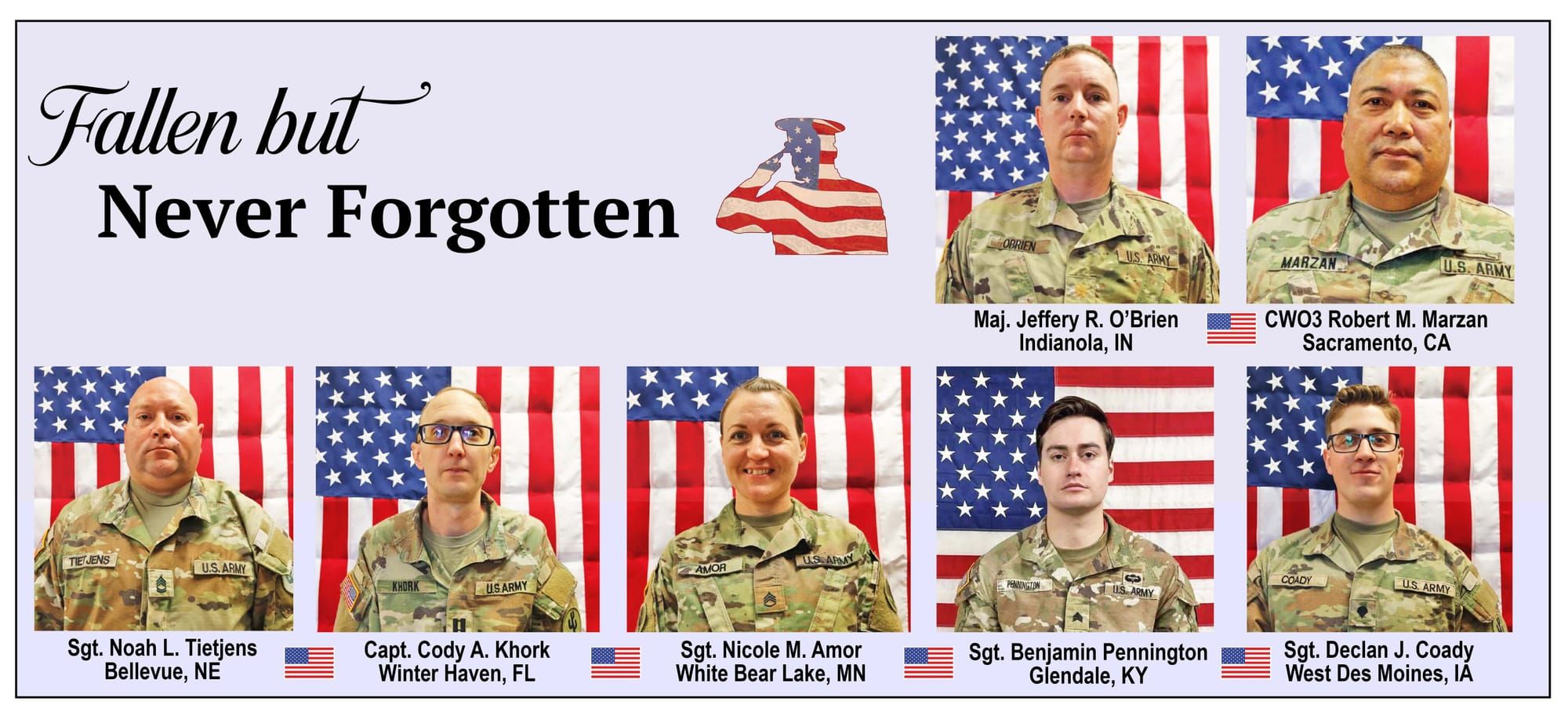 Fallen but  Never Forgotten