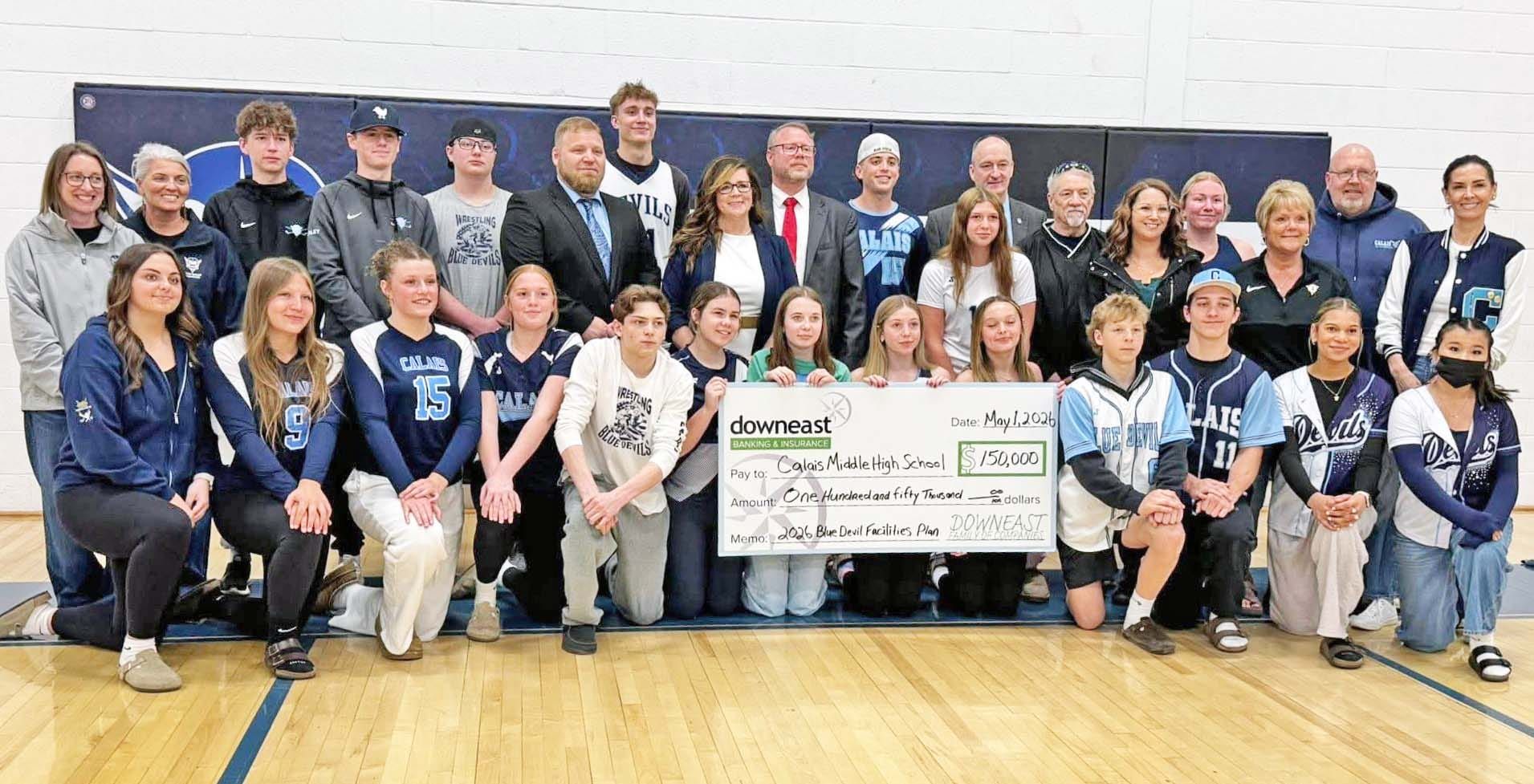 Downeast Credit Union & Insurance Pledges $150,000 to the Blue Devils Future Campaign