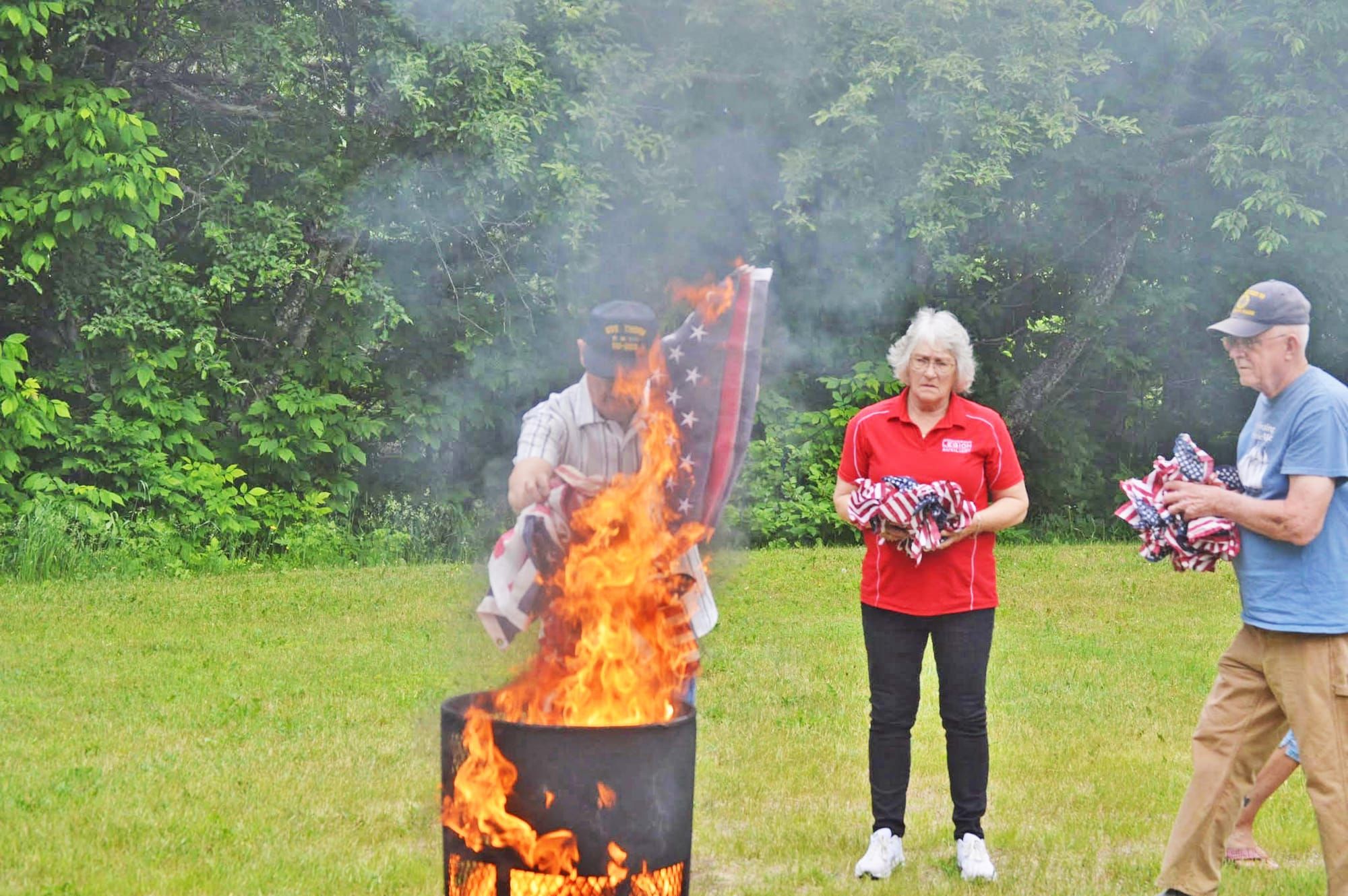 Alexander Grange Flag Retirement