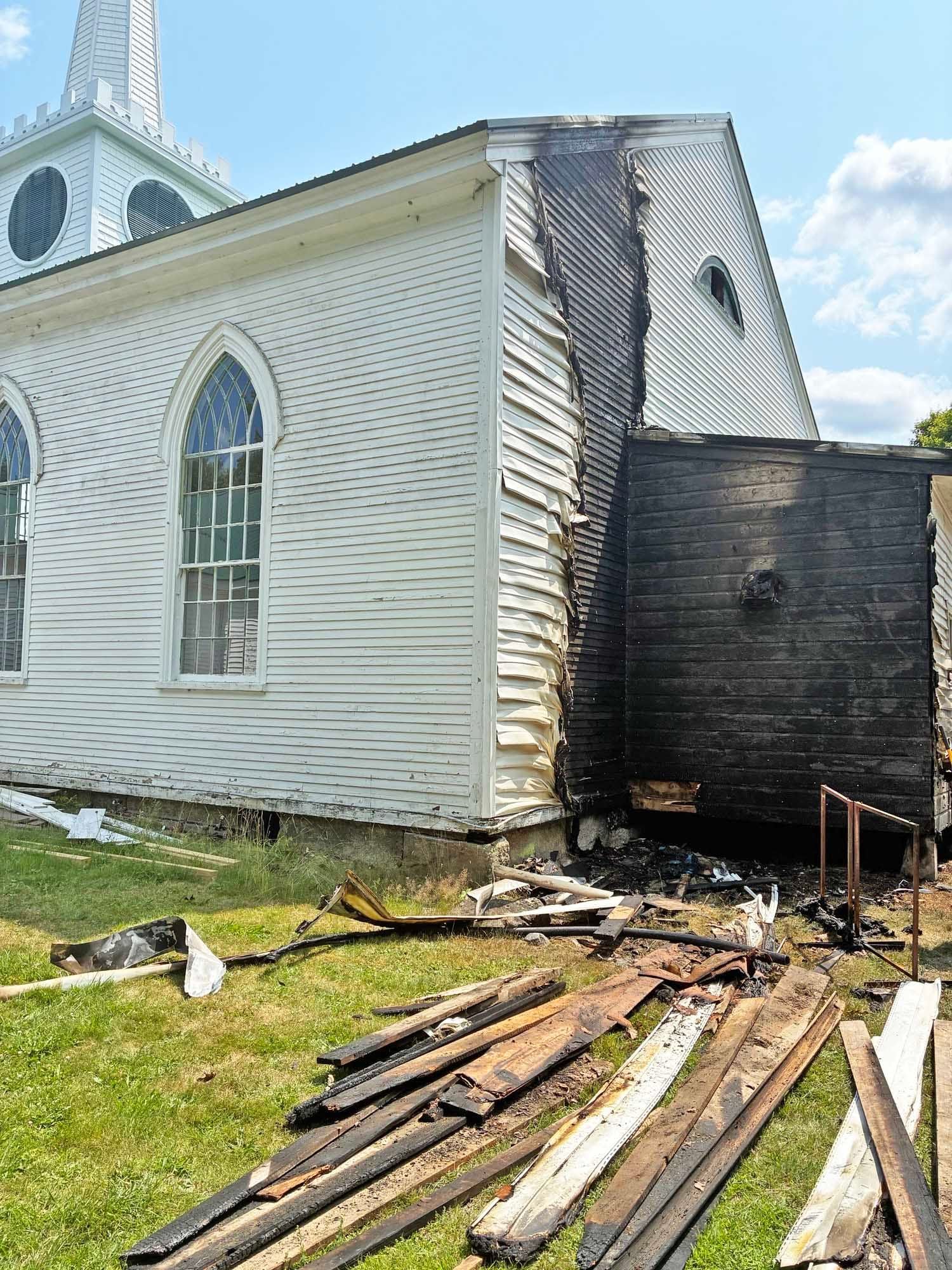 Dennysville Church Fire Ruled Arson