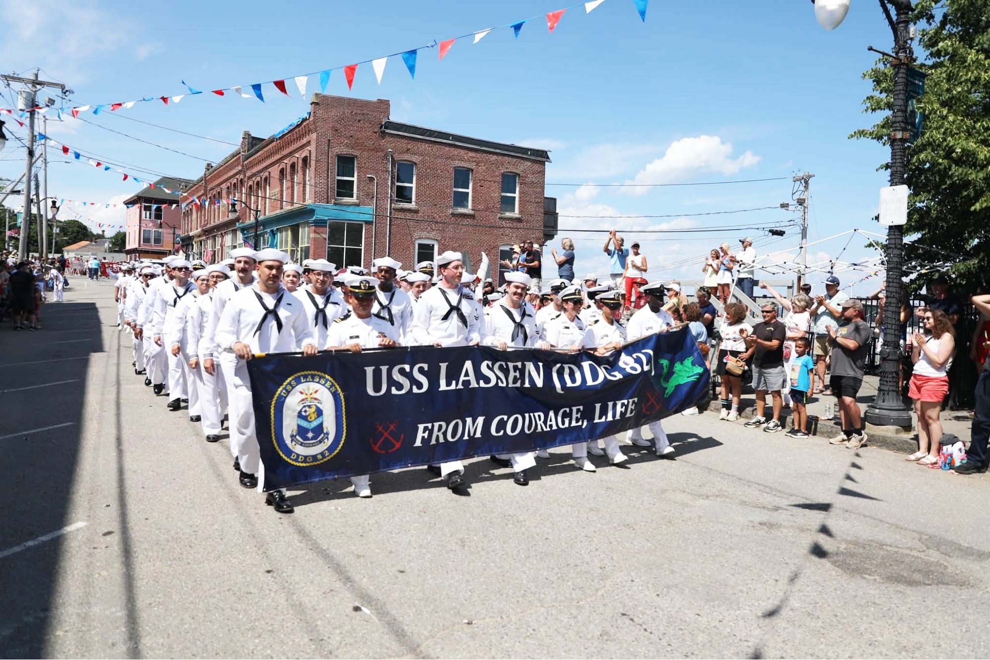 Eastport Welcomes USS Lassen DDG 82 for America’s 250th