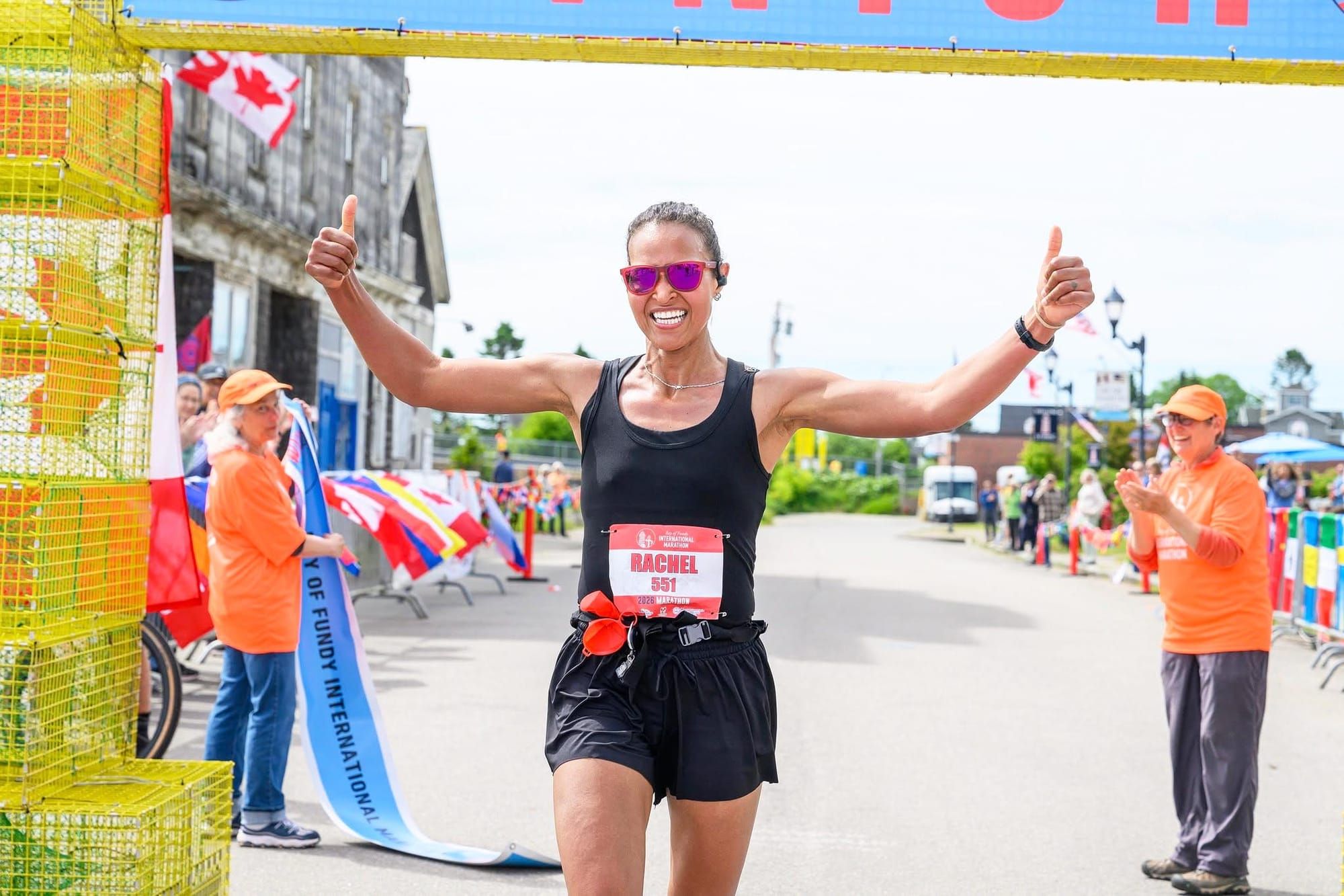 Rachel Ackley Wins Bay of Fundy Marathon