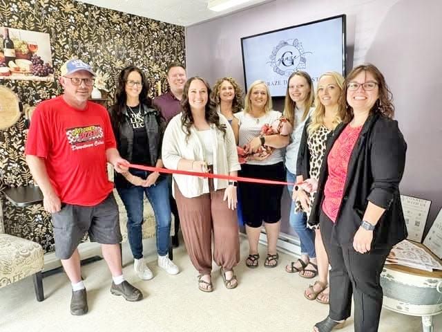 Chamber of Commerce Holds Ribbon  Cutting for Graze Downeast
