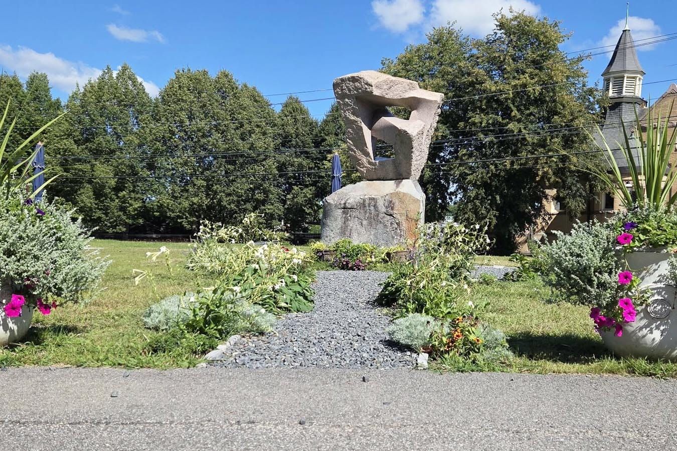 A Downtown Landmark Carved From Local Stone