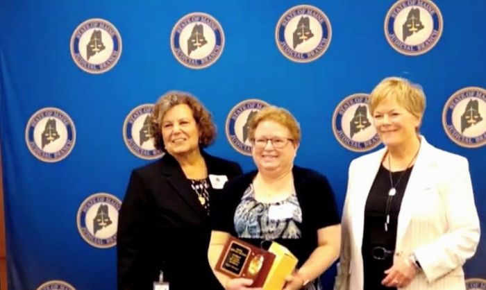 Calais Court Clerk Honored for 35 Years of Service to Maine Judicial Branch