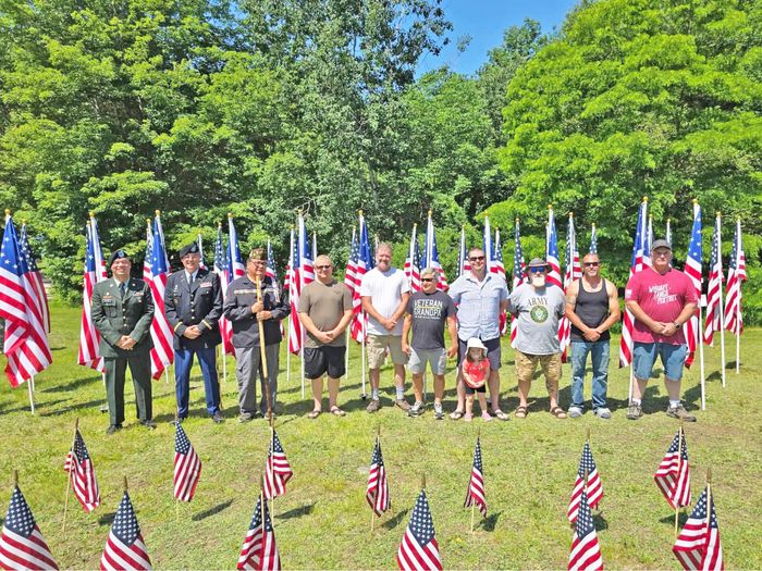 Veterans Honored at Inaugural  Field of Honor Ceremony in Calais