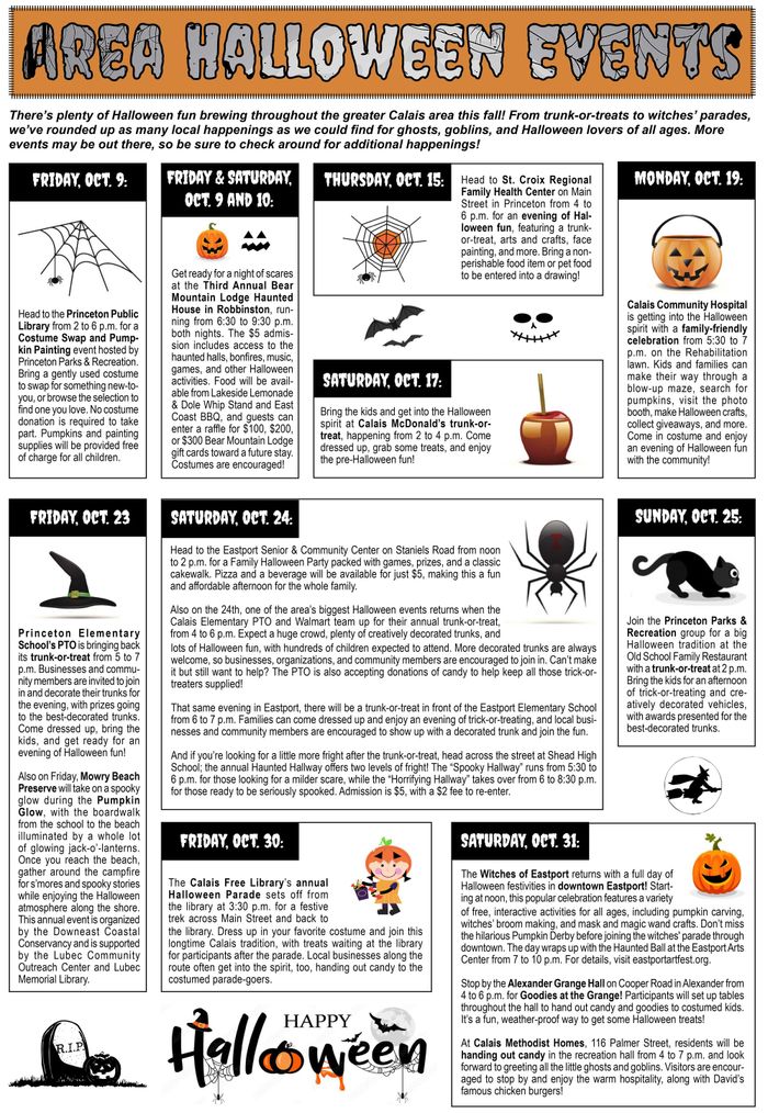 Area Halloween Events!