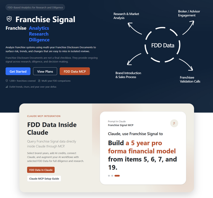 Introducing the Franchise Signal MCP Connector for FDD Data