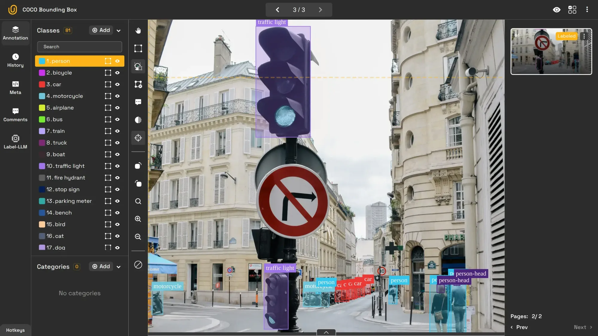 COCO Bounding Box | Unitlab Annotate