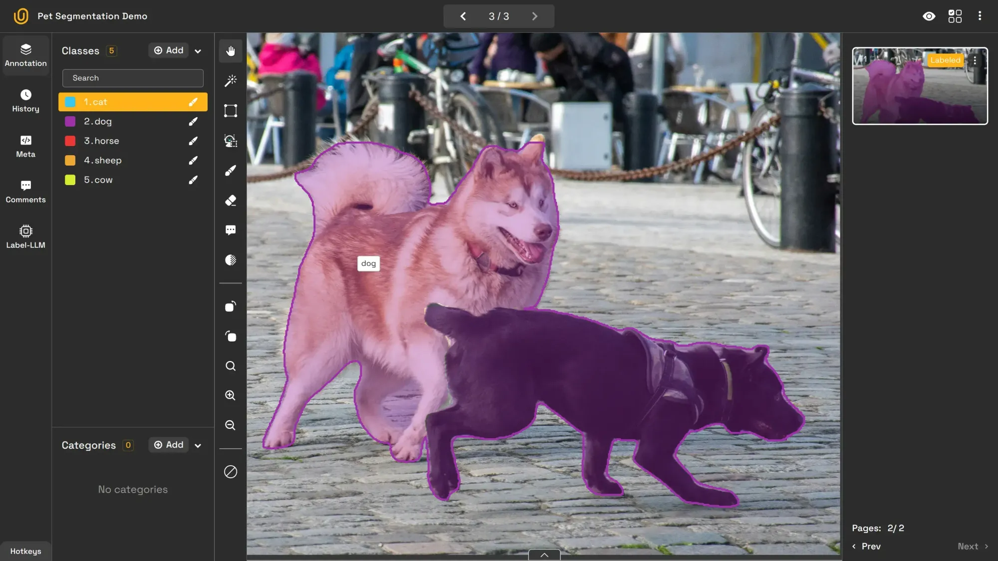 Pet Segmentation | Unitlab Annotate