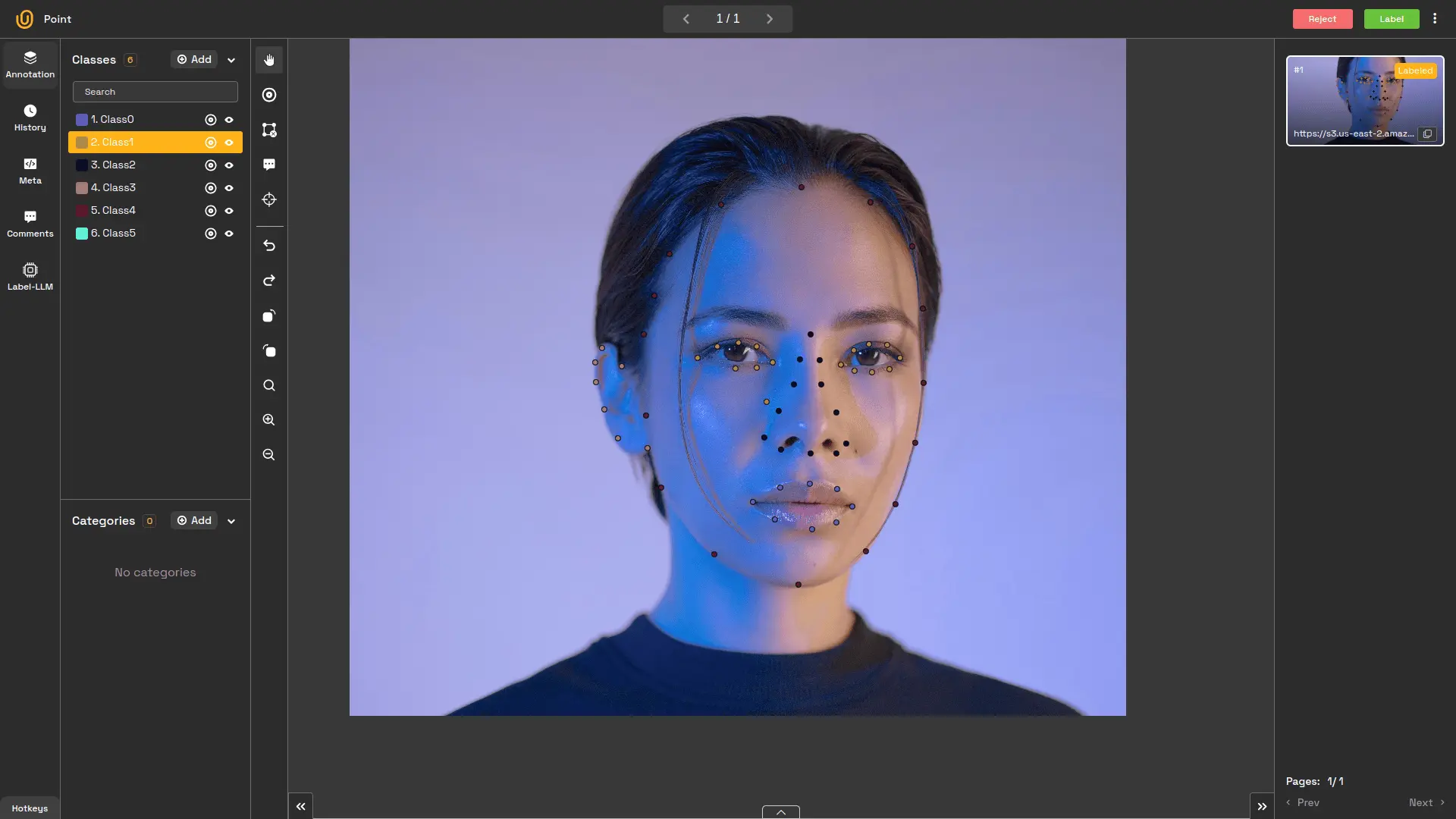 Image Point Annotation | Unitlab Annotate