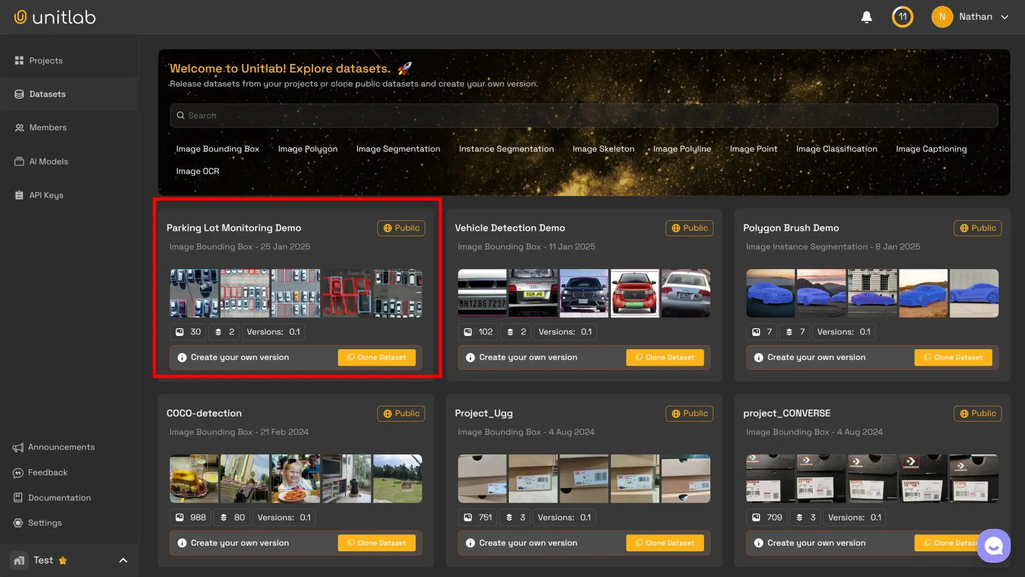 Public Dataset | Unitlab Annotate