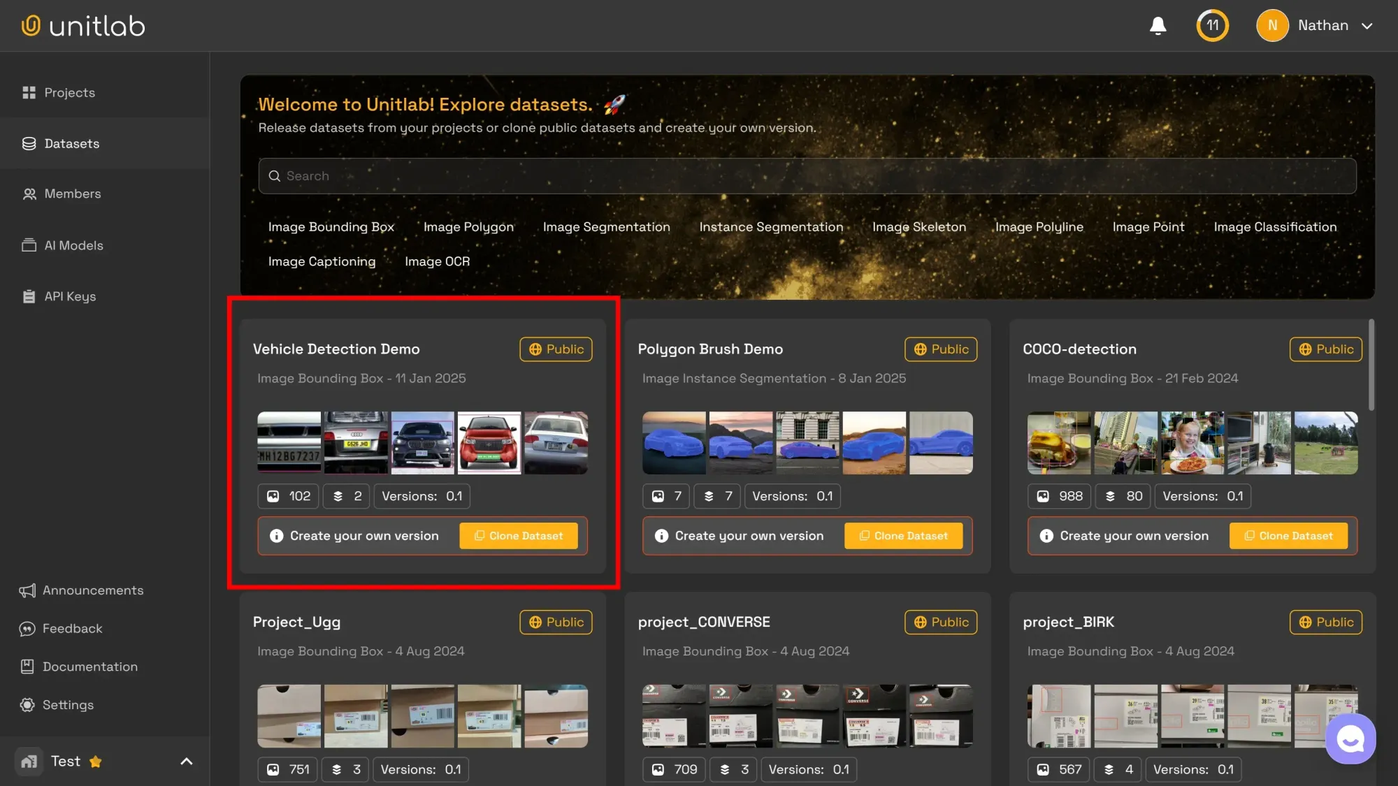 Public Dataset | Unitlab Annotate