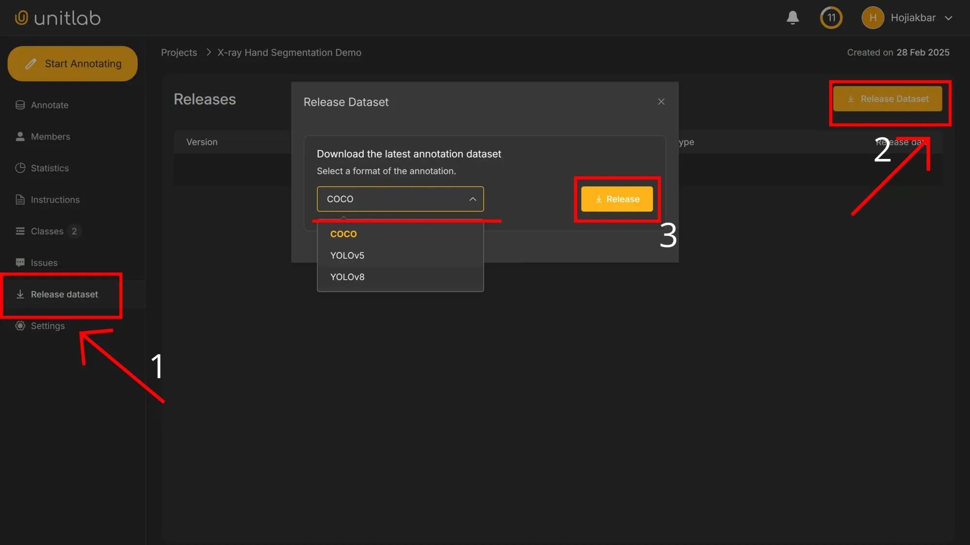 Dataset Release | Unitlab Annotate